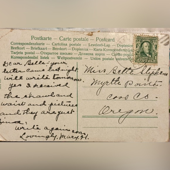 Vintage Women Playing Tennis in Tennis Costume Court Real Picture Postcard - Picture 3 of 3